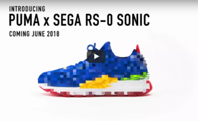 Sneaker SEGA x Puma RS-0 Sonic in uscita a giugno.